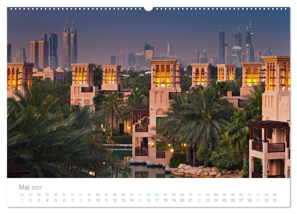 Dubai Architektur 2027 (CALVENDO Wandkalender 2027)