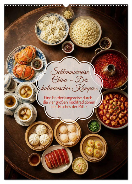 Schlemmerreise China – Der kulinarischer Kompass (CALVENDO Wandkalender 2027)