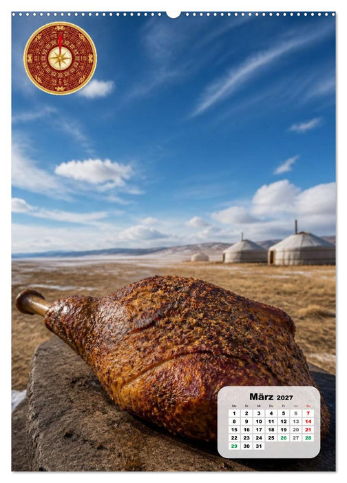 Schlemmerreise China – Der kulinarischer Kompass (CALVENDO Wandkalender 2027)