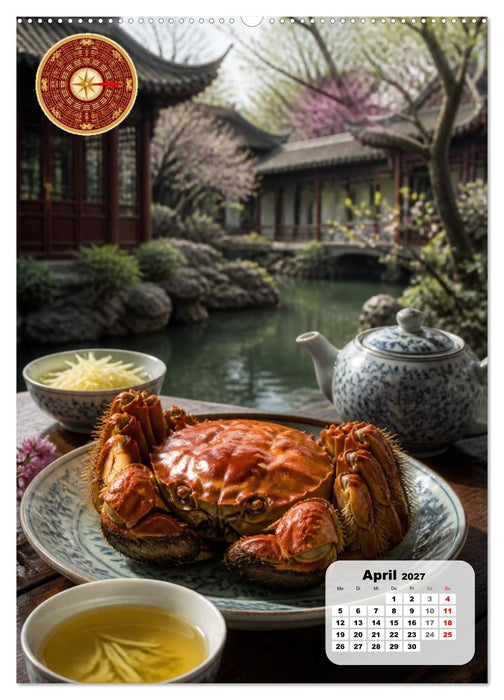 Schlemmerreise China – Der kulinarischer Kompass (CALVENDO Wandkalender 2027)