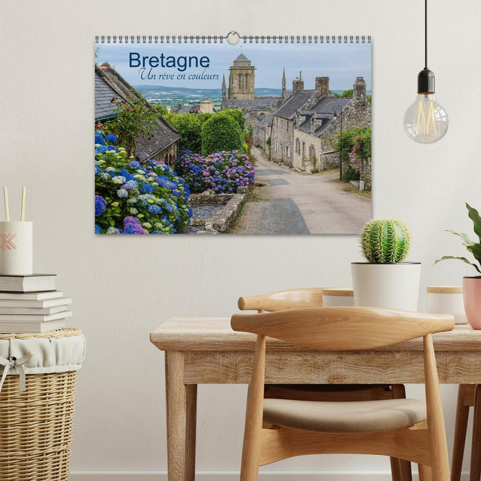 Bretagne Un rêve en couleurs (CALVENDO Calendrier mensuel 2027)