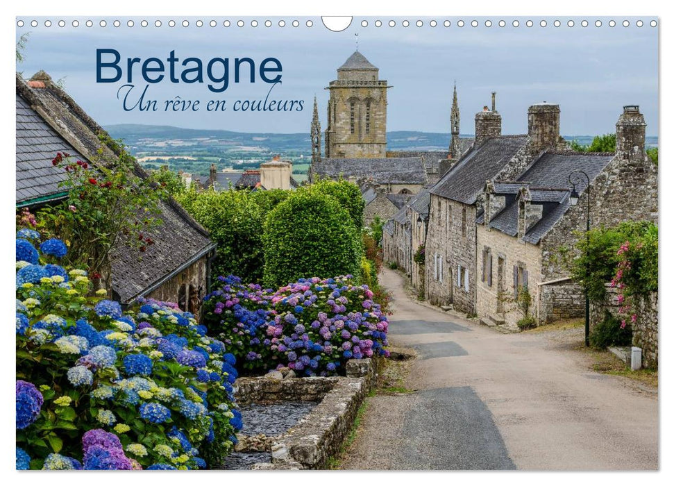 Bretagne Un rêve en couleurs (CALVENDO Calendrier mensuel 2027)