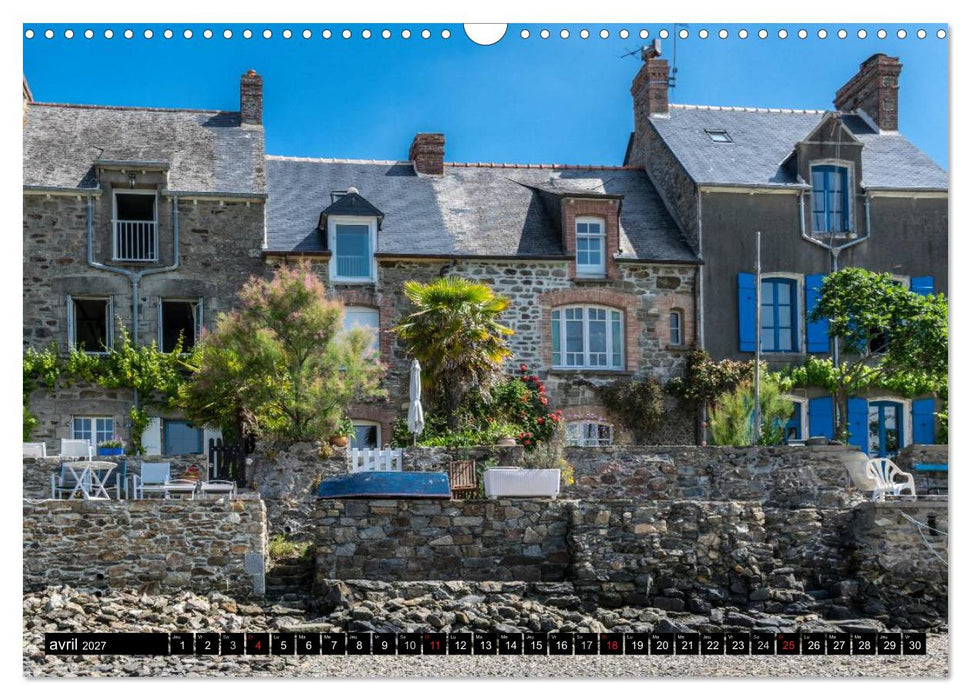 Bretagne Un rêve en couleurs (CALVENDO Calendrier mensuel 2027)