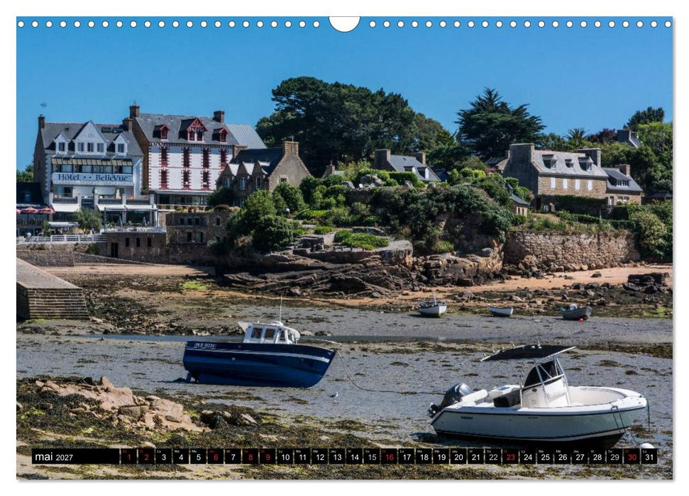 Bretagne Un rêve en couleurs (CALVENDO Calendrier mensuel 2027)