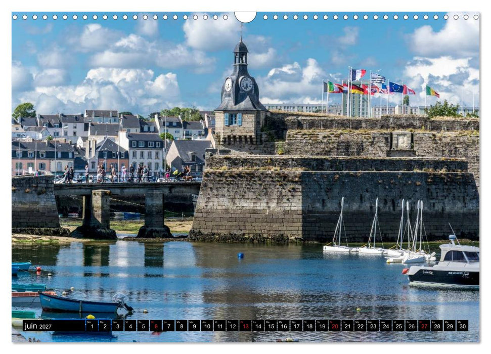 Bretagne Un rêve en couleurs (CALVENDO Calendrier mensuel 2027)