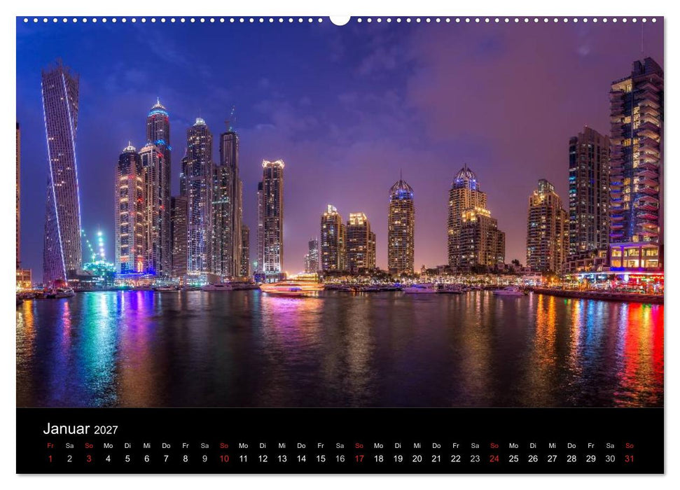Dubai in Bildern (CALVENDO Premium Wandkalender 2027)