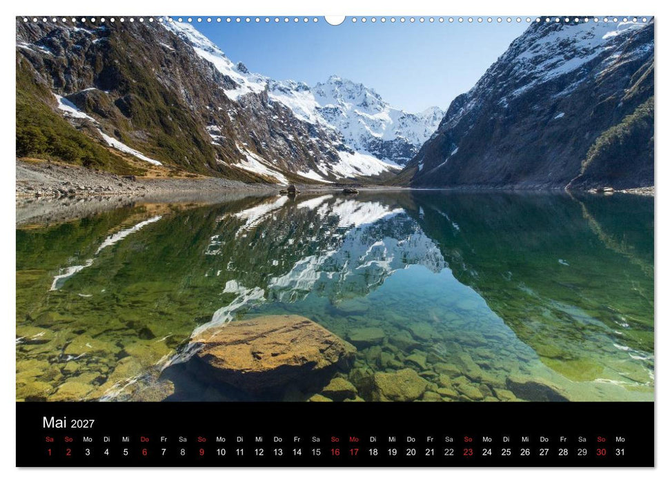 South Island - Neuseelands Südinsel (CALVENDO Wandkalender 2027)