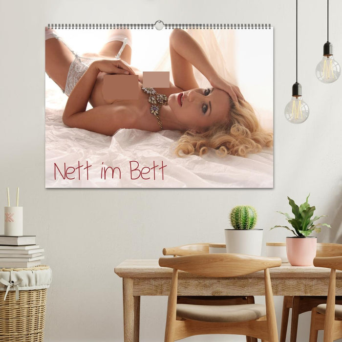 Nett im Bett (CALVENDO Wandkalender 2027)
