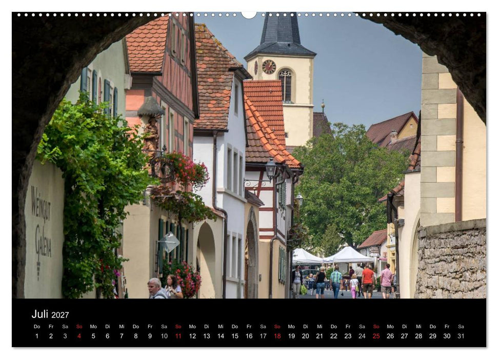 Sommerach - Perle der Mainschleife (CALVENDO Premium Wandkalender 2027)