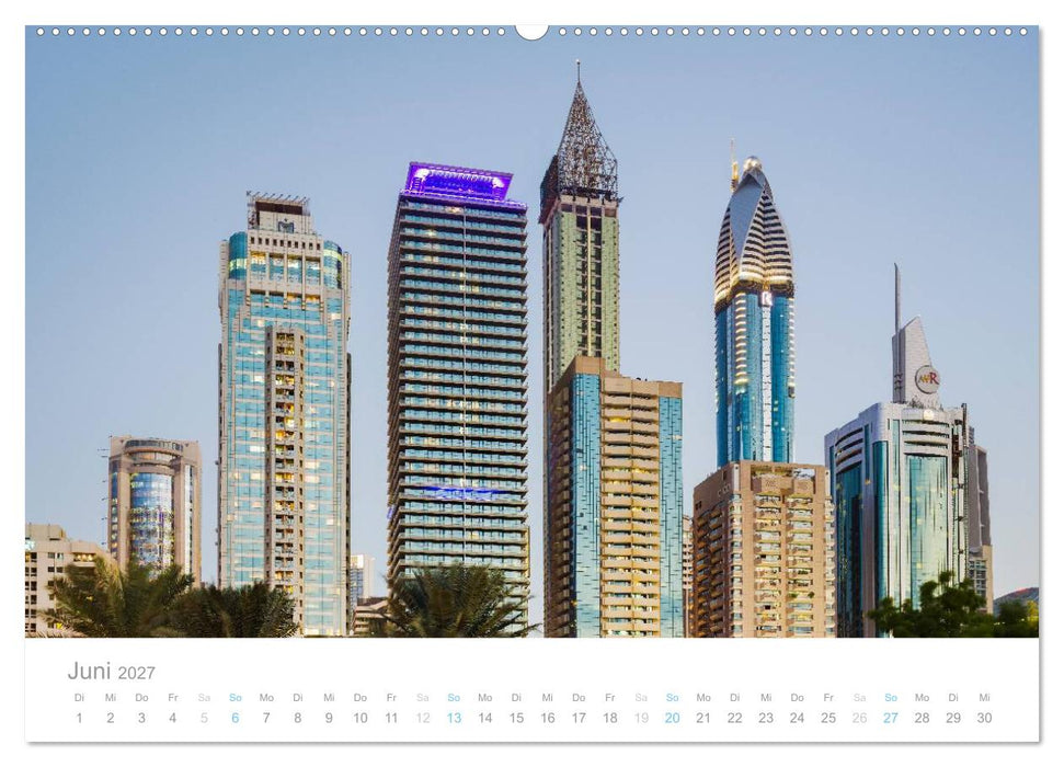 Dubai Architektur 2027 (CALVENDO Premium Wandkalender 2027)