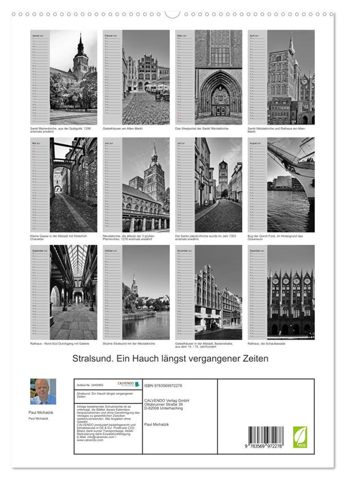 Stralsund. Ein Hauch längst vergangener Zeiten (CALVENDO Premium Wandkalender 2027)