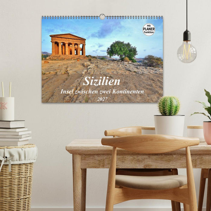 Sizilien - Insel zwischen zwei Kontinenten (CALVENDO Wandkalender 2027)