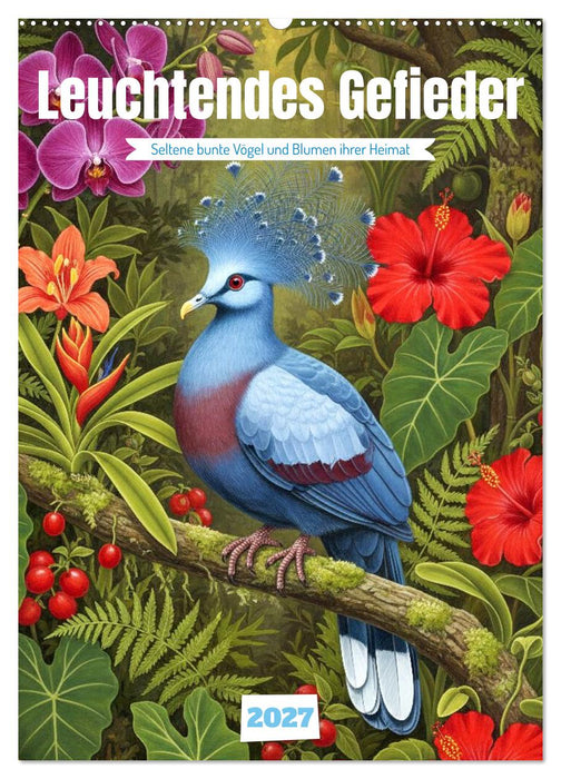 Leuchtendes Gefieder (CALVENDO Wandkalender 2027)
