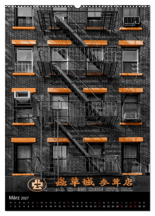 New York Colorkey (CALVENDO Premium Wandkalender 2027)