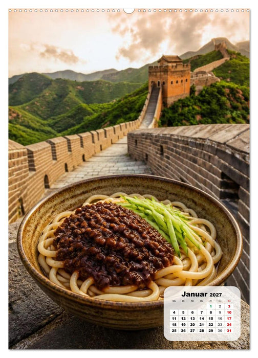 Schlemmerreise China - Die Historische Edition (CALVENDO Premium Wandkalender 2027)