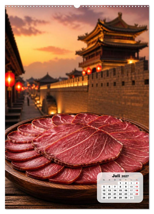Schlemmerreise China - Die Historische Edition (CALVENDO Premium Wandkalender 2027)