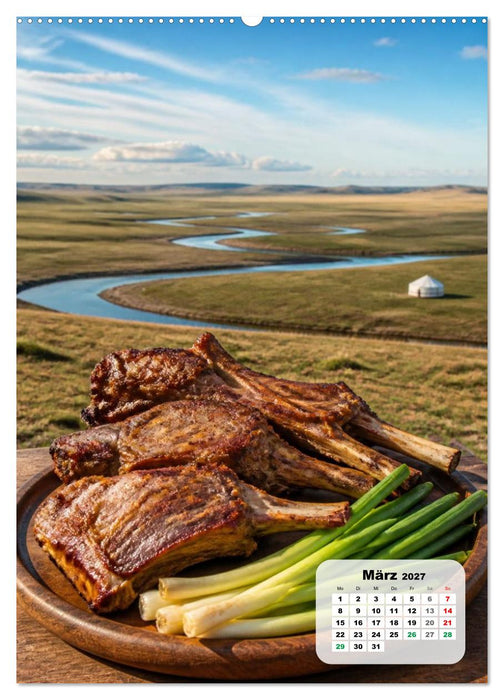 Schlemmerreise China - Die Naturwunder-Edition (CALVENDO Premium Wandkalender 2027)