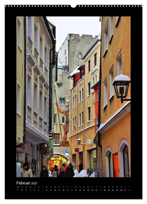Gassen und Türme in Regensburg (CALVENDO Premium Wandkalender 2027)