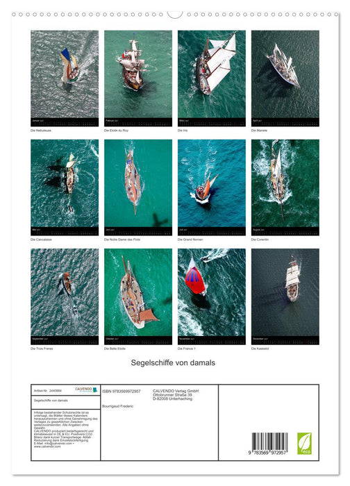 Segelschiffe von damals (CALVENDO Premium Wandkalender 2027)