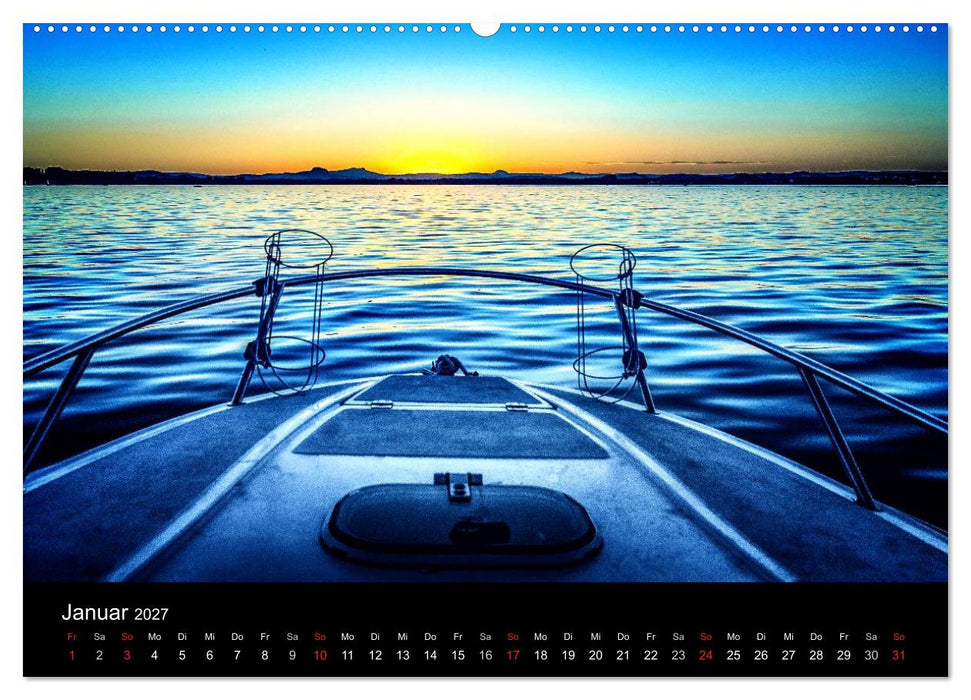 Bodensee-Schiffe und Boote (CALVENDO Premium Wandkalender 2027)