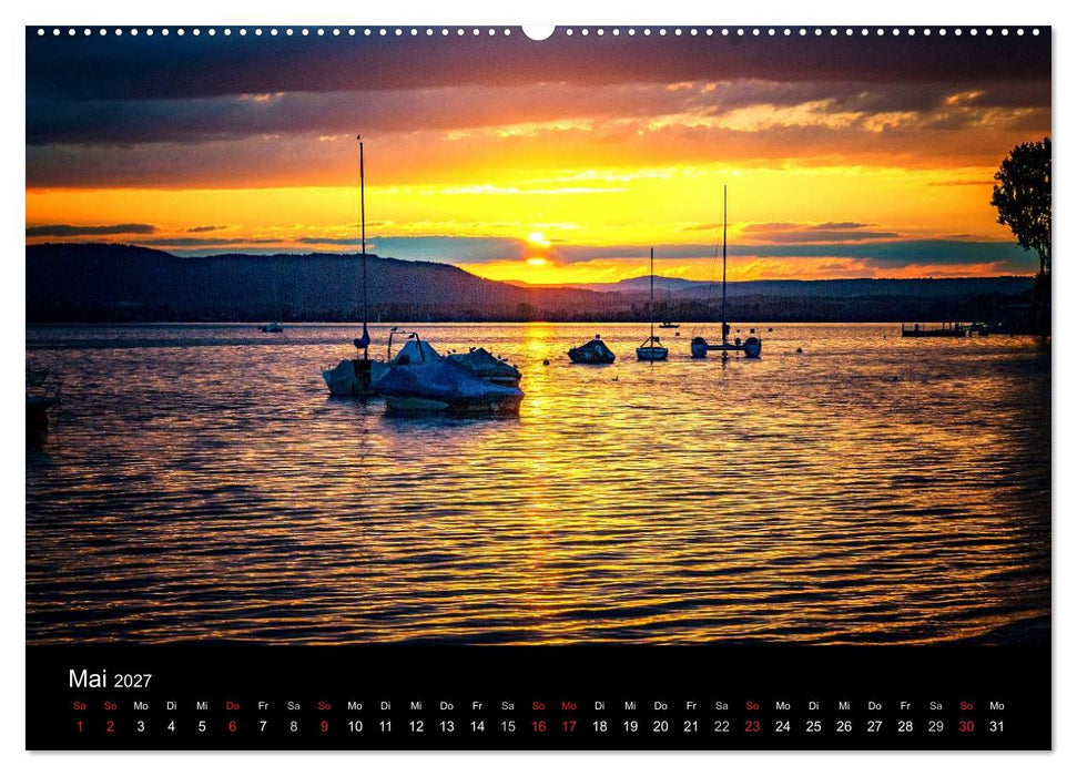 Bodensee-Schiffe und Boote (CALVENDO Premium Wandkalender 2027)