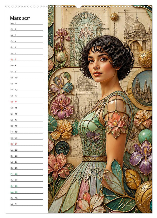 Frauen aus Stoff und Zeit (CALVENDO Wandkalender 2027)