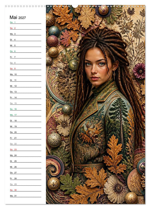 Frauen aus Stoff und Zeit (CALVENDO Wandkalender 2027)