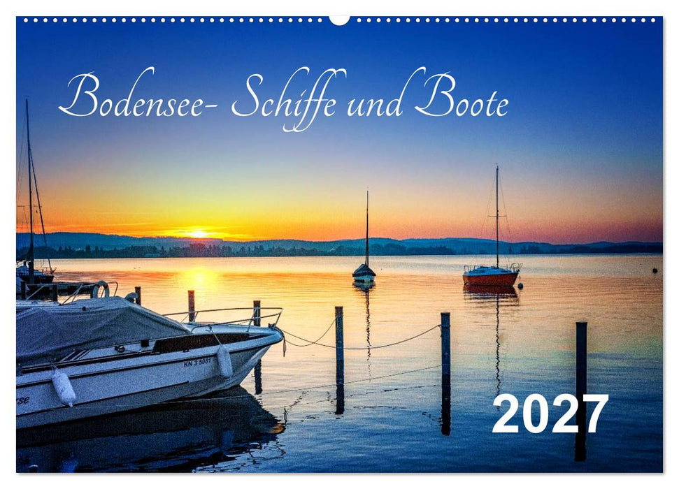 Bodensee-Schiffe und Boote (CALVENDO Wandkalender 2027)