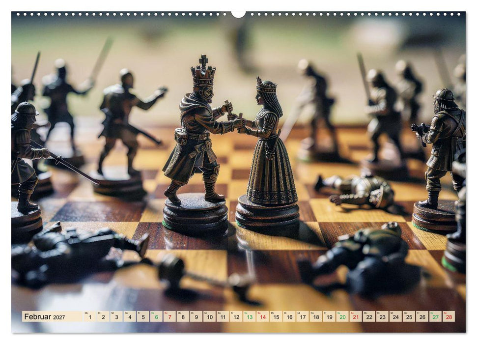 Strategie auf dem Schachbrett (CALVENDO Wandkalender 2027)