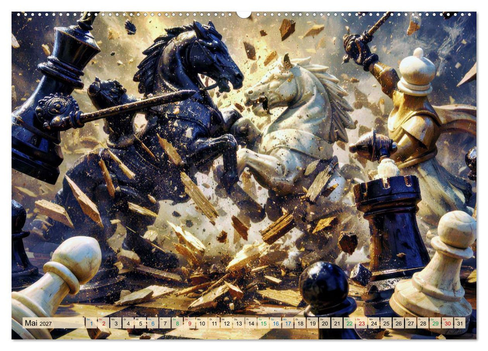 Strategie auf dem Schachbrett (CALVENDO Wandkalender 2027)