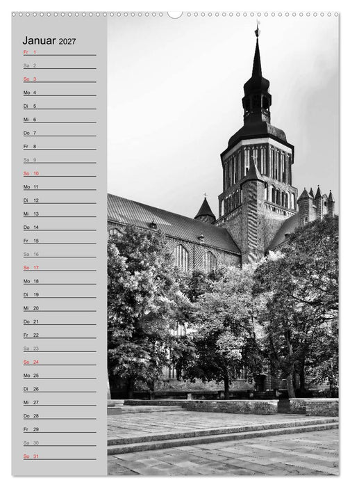 Stralsund. Ein Hauch längst vergangener Zeiten (CALVENDO Wandkalender 2027)