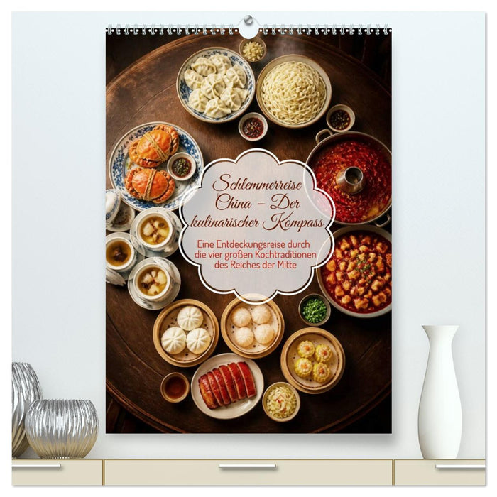 Schlemmerreise China – Der kulinarischer Kompass (CALVENDO Premium Wandkalender 2027)