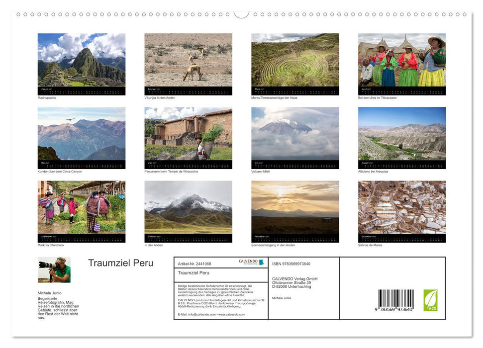 Traumziel Peru (CALVENDO Premium Wandkalender 2027)