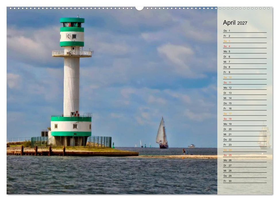Leuchttürme - maritime Wegweiser in Deutschland (CALVENDO Premium Wandkalender 2027)