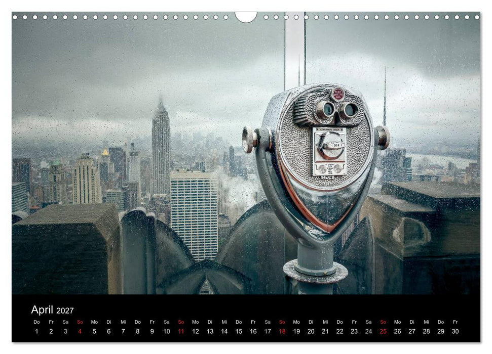 Perspektiven einer Weltstadt - New York (CALVENDO Wandkalender 2027)