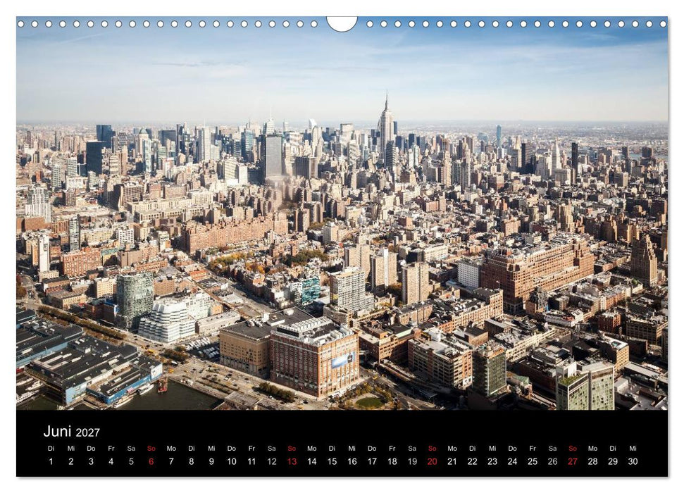 Perspektiven einer Weltstadt - New York (CALVENDO Wandkalender 2027)