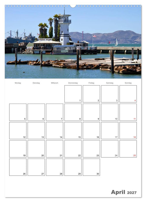 SAN FRANCISCO Terminplaner (CALVENDO Wandkalender 2027)