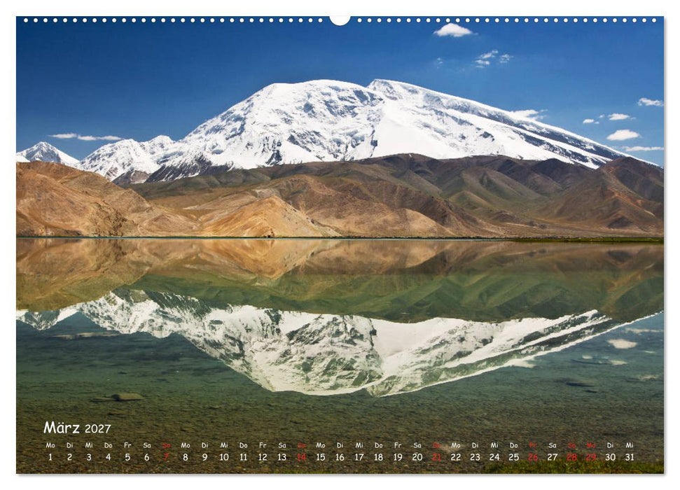 Faszinierende Landschaften entlang der chinesischen Seidenstrasse (CALVENDO Premium Wandkalender 2027)