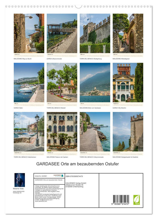 GARDASEE Orte am bezaubernden Ostufer (CALVENDO Premium Wandkalender 2027)