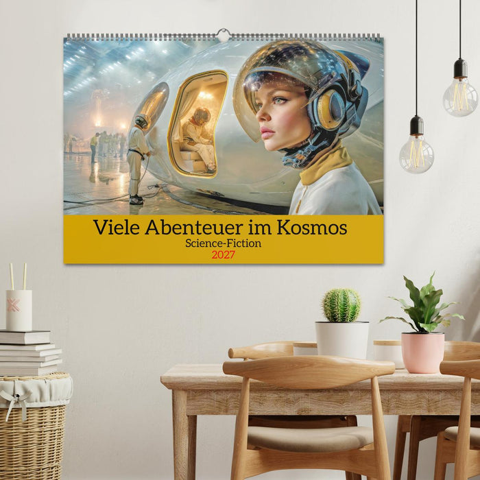 Viele Abenteuer im Kosmos - Science-Fiction (CALVENDO Wandkalender 2027)