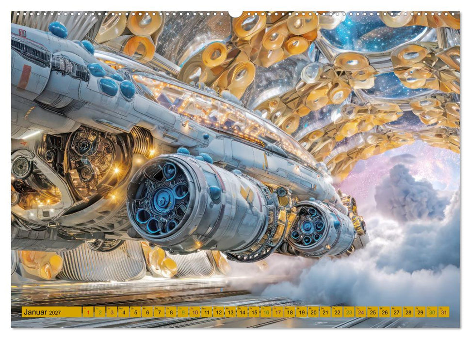 Viele Abenteuer im Kosmos - Science-Fiction (CALVENDO Wandkalender 2027)