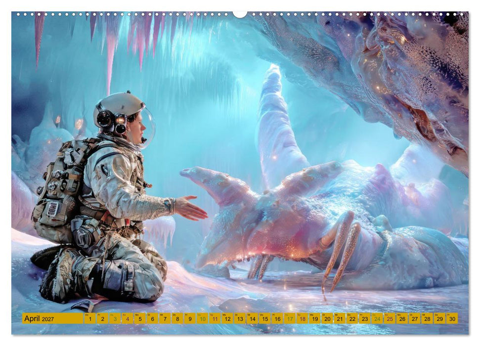 Viele Abenteuer im Kosmos - Science-Fiction (CALVENDO Wandkalender 2027)