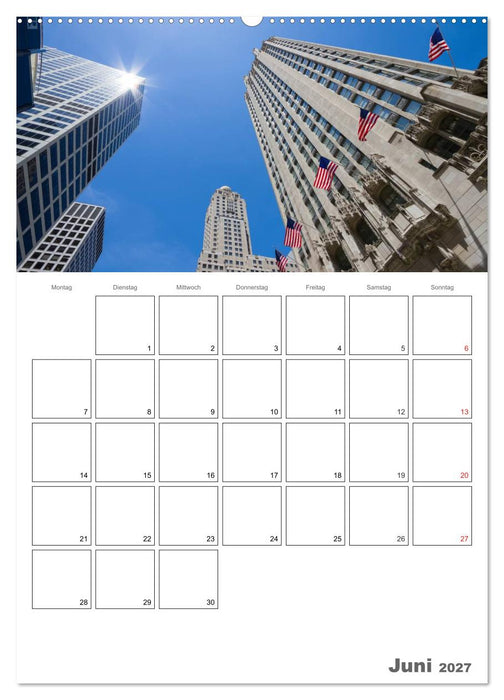 CHICAGO Terminplaner (CALVENDO Premium Wandkalender 2027)