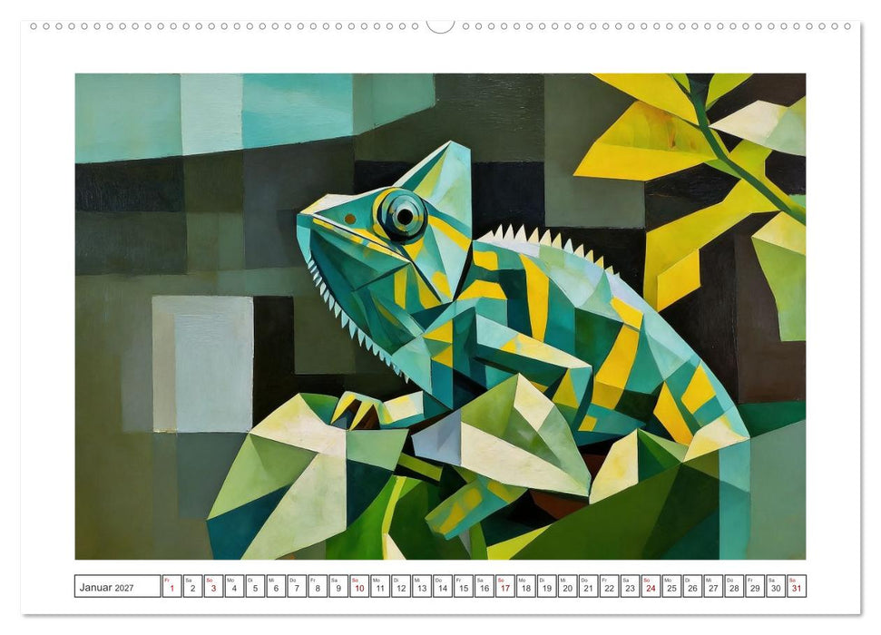 Reptilien - gut getarnt (CALVENDO Wandkalender 2027)