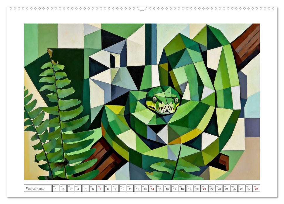 Reptilien - gut getarnt (CALVENDO Wandkalender 2027)