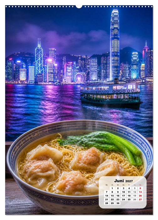 Schlemmerreise China – Die Metropolen-Edition (CALVENDO Premium Wandkalender 2027)