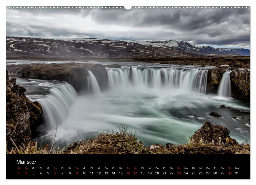 Island – Wunder aus Wasser (CALVENDO Premium Wandkalender 2027)