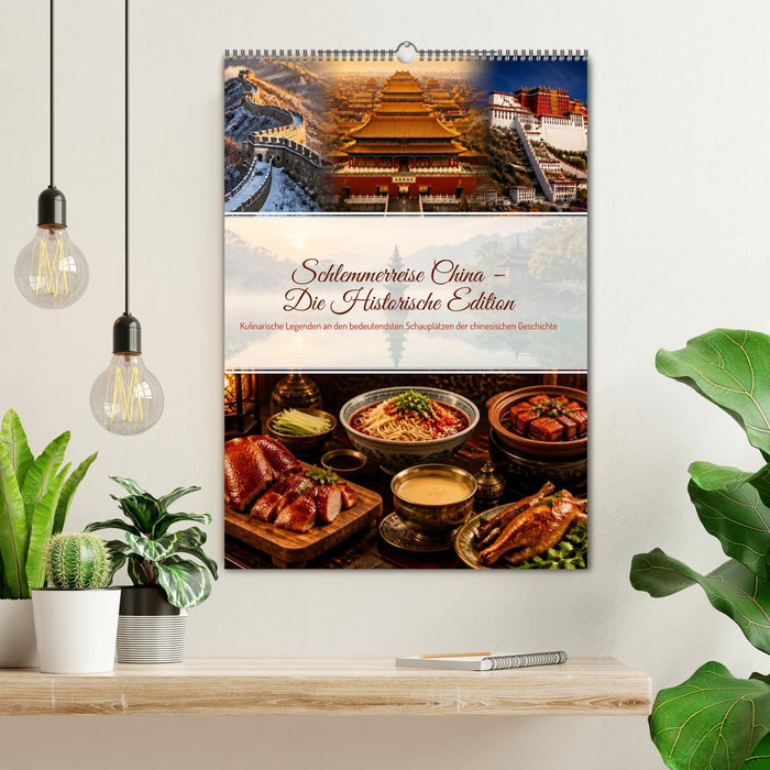 Schlemmerreise China - Die Historische Edition (CALVENDO Wandkalender 2027)