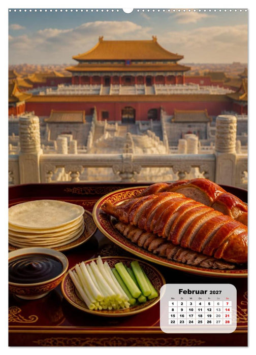 Schlemmerreise China - Die Historische Edition (CALVENDO Wandkalender 2027)