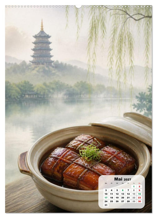 Schlemmerreise China - Die Historische Edition (CALVENDO Wandkalender 2027)